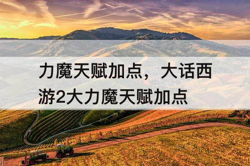 力魔天赋加点，大话西游2大力魔天赋加点