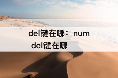 del键在哪：num del键在哪