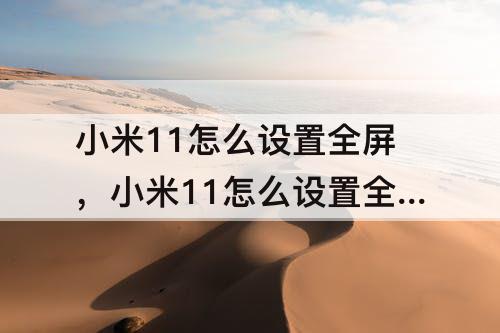小米11怎么设置全屏，小米11怎么设置全屏手写