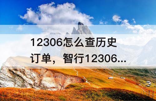 12306怎么查历史订单，智行12306怎么查历史订单