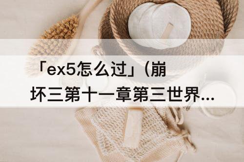 「ex5怎么过」(崩坏三第十一章第三世界EX5怎么过)