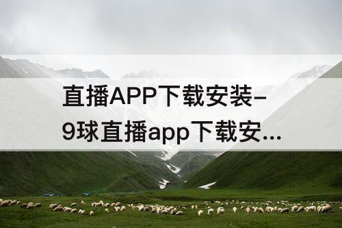 直播APP下载安装-9球直播app下载安装