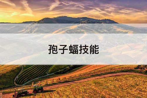 孢子蝠技能
