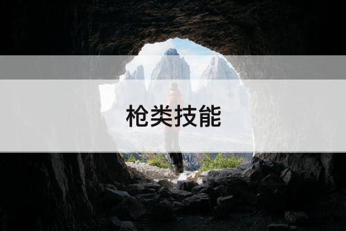 枪类技能