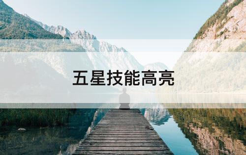 五星技能高亮