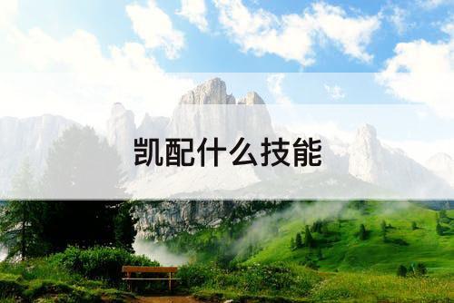 凯配什么技能