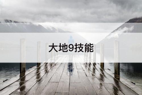 大地9技能