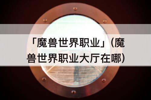「魔兽世界职业」(魔兽世界职业大厅在哪)