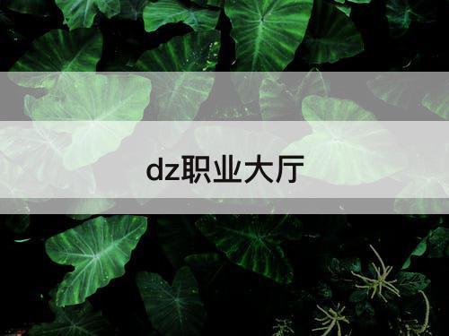 dz职业大厅