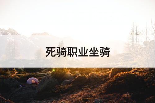 死骑职业坐骑