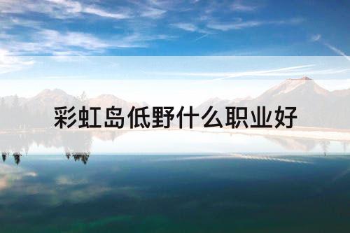 彩虹岛低野什么职业好