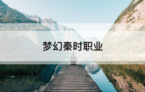 梦幻秦时职业