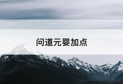 问道元婴加点