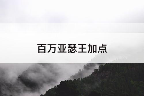 百万亚瑟王加点