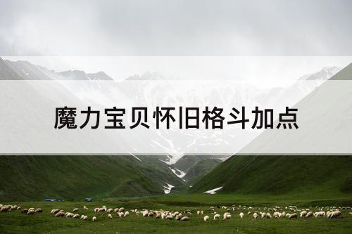 魔力宝贝怀旧格斗加点