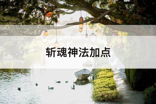 斩魂神法加点