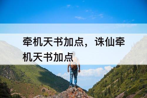 牵机天书加点，诛仙牵机天书加点