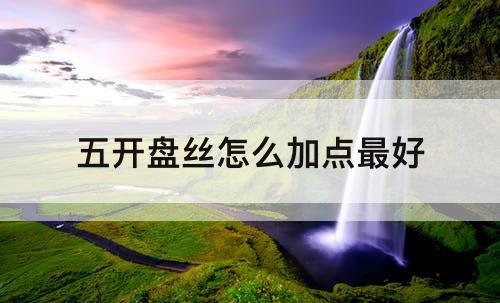 五开盘丝怎么加点最好