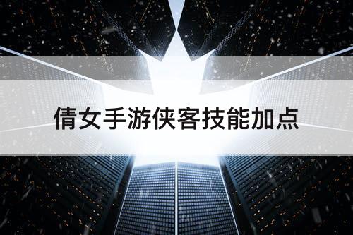倩女手游侠客技能加点