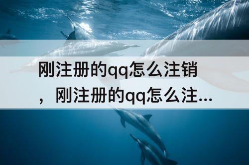 刚注册的qq怎么注销，刚注册的qq怎么注销不了