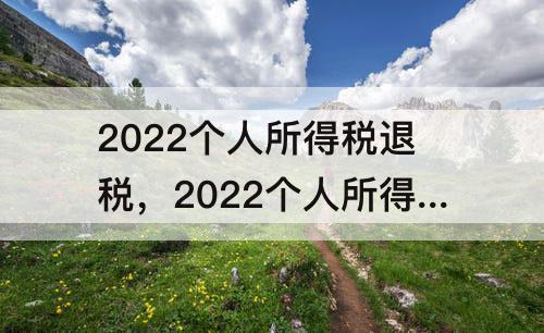2022个人所得税退税，2022个人所得税退税可以退多少