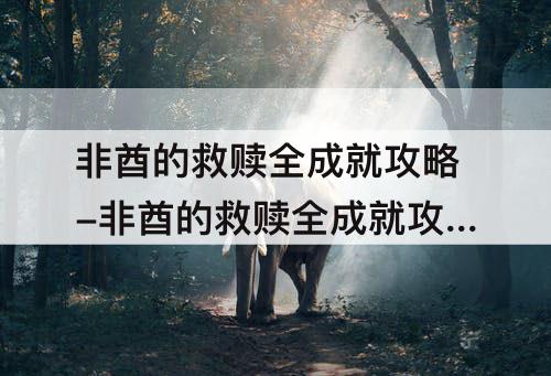 非酋的救赎全成就攻略-非酋的救赎全成就攻略16