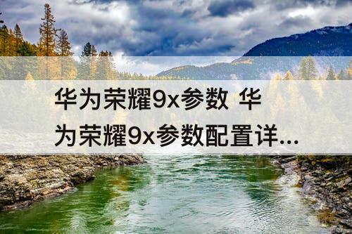 华为荣耀9x参数 华为荣耀9x参数配置详情