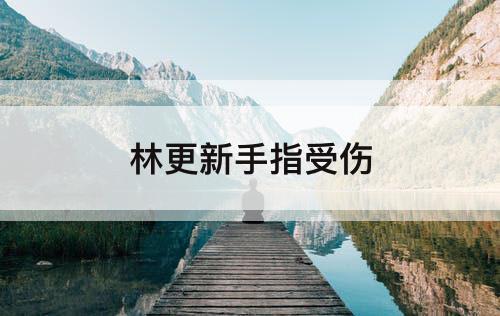 林更新手指受伤