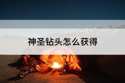 神圣钻头怎么获得
