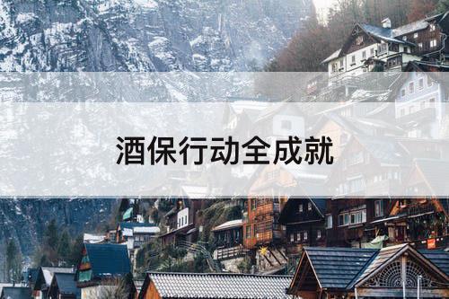 酒保行动全成就