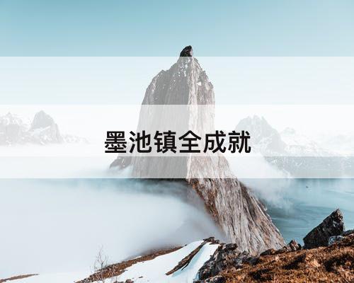 墨池镇全成就