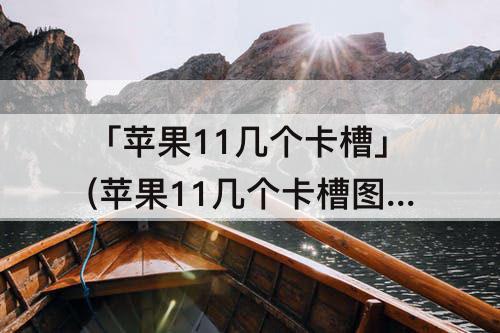 「苹果11几个卡槽」(苹果11几个卡槽图片)