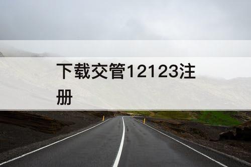 下载交管12123注册