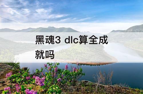 黑魂3 dlc算全成就吗