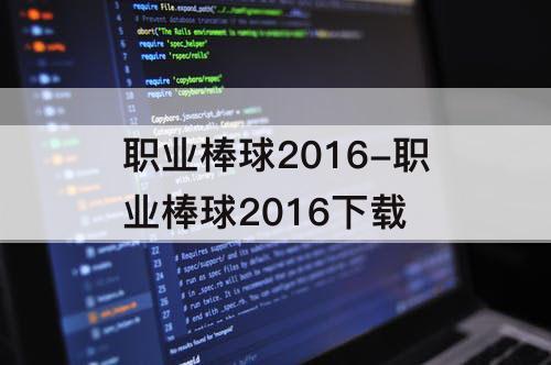 职业棒球2016-职业棒球2016下载