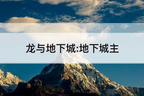龙与地下城:地下城主