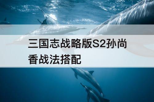 三国志战略版S2孙尚香战法搭配