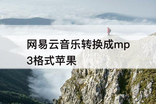 网易云音乐转换成mp3格式苹果